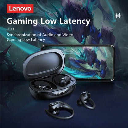 Original Lenovo LP75 TWS Earbuds – Bluetooth 5.3 Wireless Headphones, LED Display, Noise Reduction, Waterproof Headset