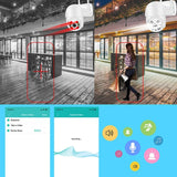 8MP 4K PTZ WiFi Camera – Outdoor Wireless IP Cam with 1080P HD, Color Night Vision, AI Auto-Tracking, iCSee CCTV