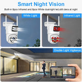 Smart Wireless CCTV System – 6MP WiFi IP Camera Kit with Dual-Lens, Audio, 8CH NVR | Home & Business Security