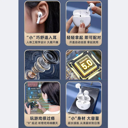 XIAOMI Air Pro 6 TWS Earbuds – 9D HiFi Bluetooth Headset, Wireless Earphones for iPhone & Android