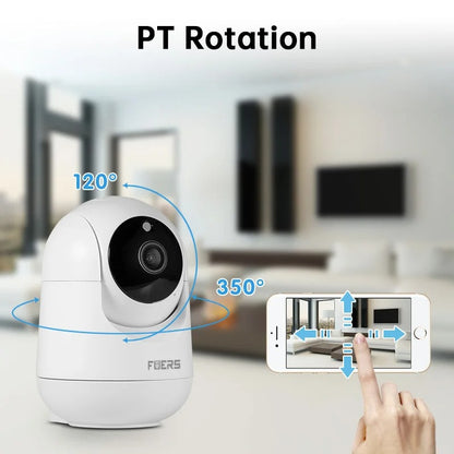 Fuers 4K 8MP WiFi IP Camera – Tuya Smart Home Indoor Cam, Auto-Tracking, CCTV Security & Baby Monitor