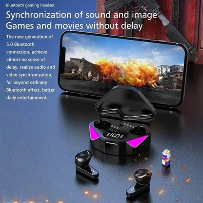 X15 TWS Gaming Earphones – Wireless Bluetooth Headset with Mic, 9D Stereo Sound, HiFi Bass, for All Phones
