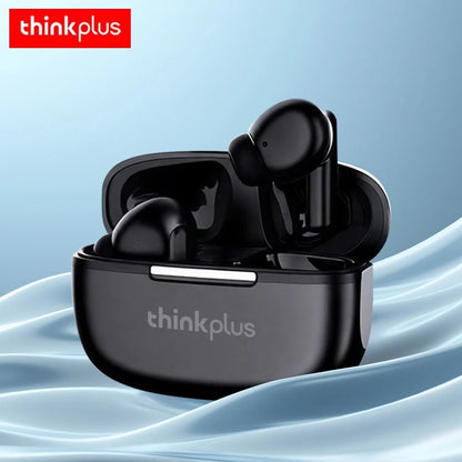 Original ThinkPlus Wireless Earphones – Bluetooth In-Ear Headphones, HiFi Stereo Sound, Touch Control, Built-in Mic
