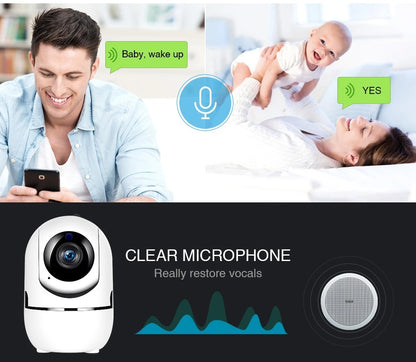 WiFi IP Camera YCC365 Plus – 1620P Smart Home Security, Auto Tracking, Night Vision, Wireless CCTV Baby Monitor