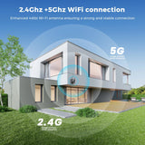 BESDER 15MP PTZ WiFi Camera – Outdoor Dual-Screen IP Cam, 10X Zoom, 10MP Security, Human Detection, O-Kam Pro