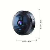 Mini Wireless WiFi Security Camera – Night Vision, Motion Detection, Rechargeable Battery, Easy Mount, App-Controlled