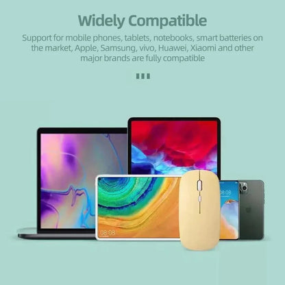 Silent Bluetooth Wireless Mouse – Noiseless Optical Mouse for Laptop, PC, iPad, Samsung Tablet & Universal Use
