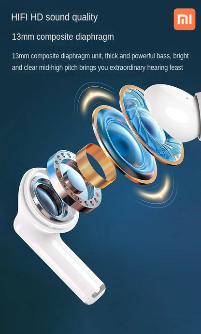 Xiaomi Wireless Bluetooth Earbuds – In-Ear Headphones with Built-in Mic, HiFi Sound & Hands-Free Calling
