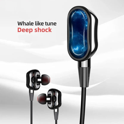 Lenovo HE05 Pro Wireless Earphones – Bluetooth 5.0 Neckband Headphones, Noise Canceling, Waterproof, with Mic for Sports