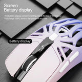 SMAILWOLF RS8 Gaming Mouse – 10000 DPI, 1000Hz, Bluetooth & 3-Mode Connection, Lightweight Macro Mouse for PC & Laptop