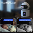 Lenovo 4K Dual-Lens Smart IP Camera – 5G WiFi, Auto Tracking, Wireless CCTV Security & Baby Monitor