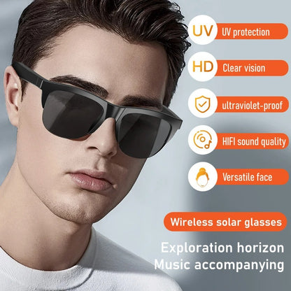 Xiaomi MIJIA Smart Bluetooth Sunglasses – HiFi Audio, Waterproof, Blue Light & UV Protection, Outdoor Sports Headphones