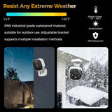 VIMTAG 4MP Outdoor WiFi Security Camera – PIR Smart Light, Color Night Vision, AI Detection, Waterproof CCTV IP Cam