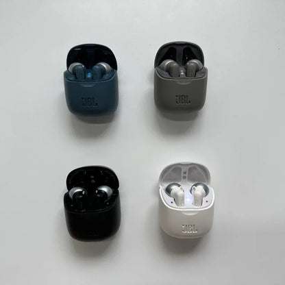 Original JBL Tune 225TWS True Wireless Earbuds – Bluetooth Stereo Headphones, Deep Bass Sound, Headset with Mic