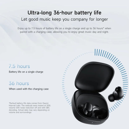 Xiaomi Redmi Buds 6 Play (Global Version) – TWS Earbuds, 10mm Dynamic Driver, AI Noise Cancellation, Bluetooth 5.4