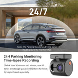 KAWA MINI 3 2K Dash Cam – Mini Car DVR, WiFi APP Control, Night Vision, WDR, Emergency Voice Control
