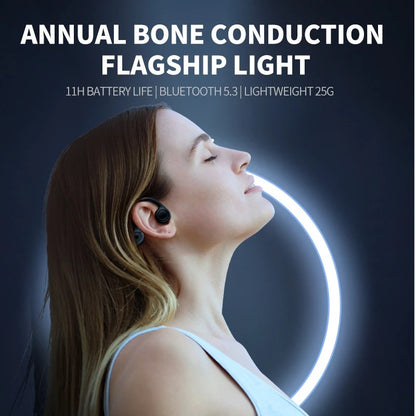Xiaomi Mijia Bone Conduction Sport Headphones – Wireless Bluetooth Headset with Mic, Hands-Free Earphones for Running