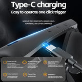 Bluetooth Smart Glasses – Wireless Sunglasses with Ear Hook Earbuds, Sports & Driving Bluetooth Headset