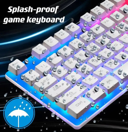 ITLY 104-Key USB Wired Gaming Keyboard – Backlit Keyboard for PC, Laptop & Computer