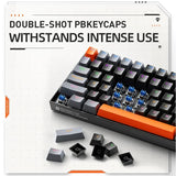 Machenike K500A-B84 75% TKL Mechanical Keyboard – Hot-Swappable, Wired Gaming Keyboard, 6-Color Backlit, 84 Keys for PC & Laptop