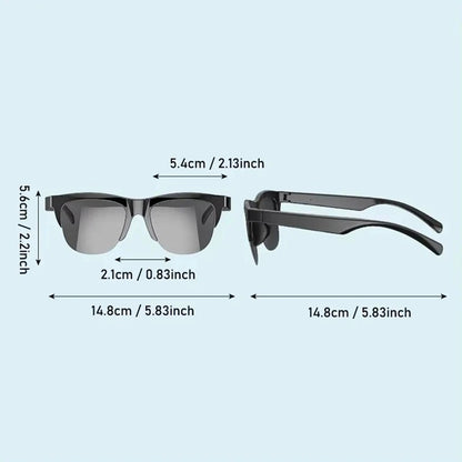 Xiaomi MIJIA Smart Bluetooth Sunglasses – HiFi Audio, Waterproof, Blue Light & UV Protection, Outdoor Sports Headphones