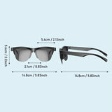 Xiaomi MIJIA Smart Bluetooth Sunglasses – HiFi Audio, Waterproof, Blue Light & UV Protection, Outdoor Sports Headphones