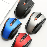 2.4GHz Wireless Gaming Mouse – Adjustable 1000-1600 DPI, USB Receiver, for MacBook Air/Pro & PC
