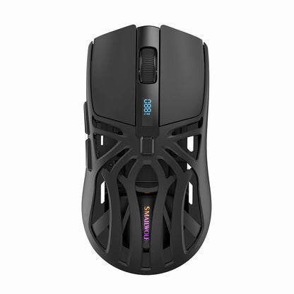 SMAILWOLF RS8 Gaming Mouse – 10000 DPI, 1000Hz, Bluetooth & 3-Mode Connection, Lightweight Macro Mouse for PC & Laptop