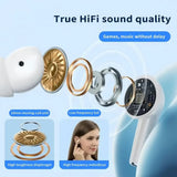 Original ThinkPlus Wireless Earphones – Bluetooth In-Ear Headphones, HiFi Stereo Sound, Touch Control, Built-in Mic