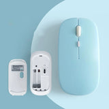 Silent Bluetooth Wireless Mouse – Noiseless Optical Mouse for Laptop, PC, iPad, Samsung Tablet & Universal Use