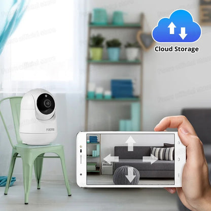 Fuers 4K 8MP WiFi IP Camera – Tuya Smart Home Indoor Cam, Auto-Tracking, CCTV Security & Baby Monitor