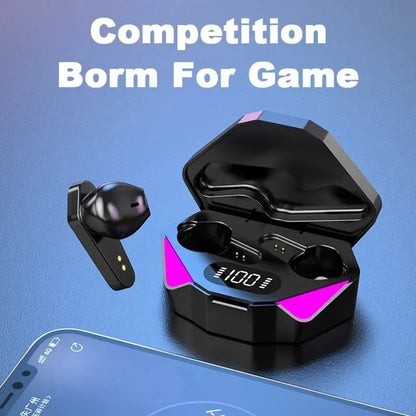 X15 TWS Gaming Earphones – Wireless Bluetooth Headset with Mic, 9D Stereo Sound, HiFi Bass, for All Phones
