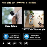 VIMTAG 4MP Outdoor WiFi Security Camera – PIR Smart Light, Color Night Vision, AI Detection, Waterproof CCTV IP Cam