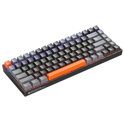 Machenike K500A-B84 75% TKL Mechanical Keyboard – Hot-Swappable, Wired Gaming Keyboard, 6-Color Backlit, 84 Keys for PC & Laptop