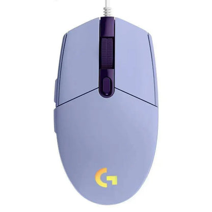 Logitech G102 USB Wired Gaming Mouse – 8000 DPI, Rainbow Optical Effect, for PC, Mac & Laptop