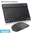 Bluetooth Wireless Keyboard & Mouse – Compatible with iOS, Android, Windows, iPad Air/Mini/Pro, Multi-Language Support (Spanish, Korean, Portuguese, Russian)