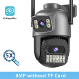 BESDER 15MP PTZ WiFi Camera – Outdoor Dual-Screen IP Cam, 10X Zoom, 10MP Security, Human Detection, O-Kam Pro