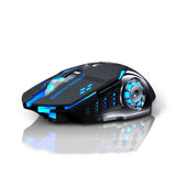 2.4G USB Wireless Bluetooth Mouse – Silent, Ergonomic, Rechargeable, Backlit Office & Gaming Mouse for PC, Laptop & MacBook