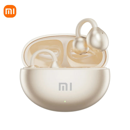 Xiaomi Open-Ear Clip Earbuds – ENC Noise-Canceling Wireless Bluetooth 5.4 Headphones with Mic for Android & iOS
