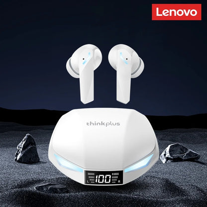 New Lenovo GM2 Pro Max Wireless Earbuds – Bluetooth 5.4, LED Display, Waterproof, Low Latency Gaming Headset