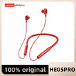 Lenovo HE05 Pro Wireless Earphones – Bluetooth 5.0 Neckband Headphones, Noise Canceling, Waterproof, with Mic for Sports
