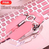 Ergonomic Wired Gaming Mouse – RGB LED Backlit, Silent Click, 3200 DPI, 6-Button USB for PC & Laptop