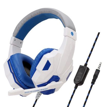 3.5mm Wired Gaming Headset – Adjustable Mic, Bass Stereo Sound, for PC, PS4, PS5, Xbox, Laptop & Smartphone
