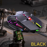 GM6 Wired Gaming Mouse – RGB LED Backlit, Ergonomic Design, for PC & Laptop Gamers