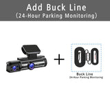 Dual-Lens Car DVR Dash Cam – 1080P FHD Vehicle Camera, Interior & Cabin Recorder, Mini Black Box
