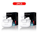 Original ThinkPlus Wireless Earphones – Bluetooth In-Ear Headphones, HiFi Stereo Sound, Touch Control, Built-in Mic
