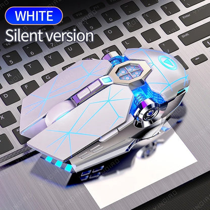 Ergonomic Wired Gaming Mouse – RGB LED Backlit, Silent Click, 3200 DPI, 6-Button USB for PC & Laptop