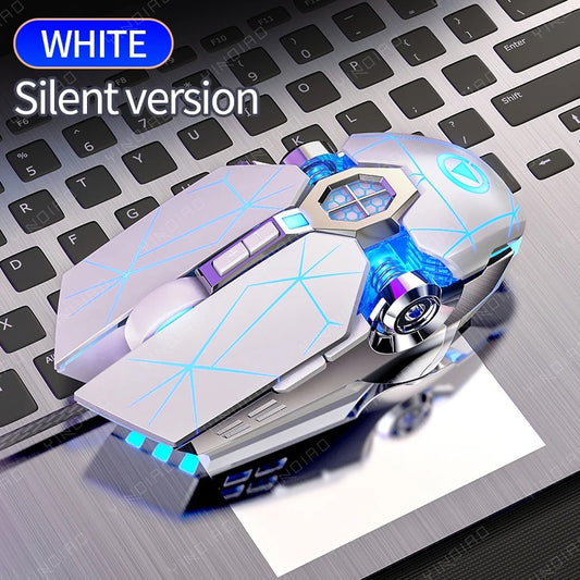 Ergonomic Wired Gaming Mouse – RGB LED Backlit, Silent Click, 3200 DPI, 6-Button USB for PC & Laptop