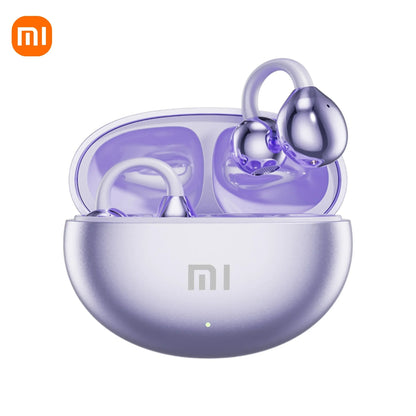 Xiaomi Open-Ear Clip Earbuds – ENC Noise-Canceling Wireless Bluetooth 5.4 Headphones with Mic for Android & iOS