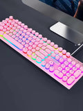 Shadow Illuminated Wired Gaming Keyboard – Mechanical Feel, for Desktop, Laptop & Esports